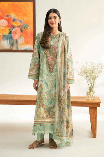 Nishat Linen 3 Piece - Digital Printed Embroidered Suit - 42501641 Online Shopping